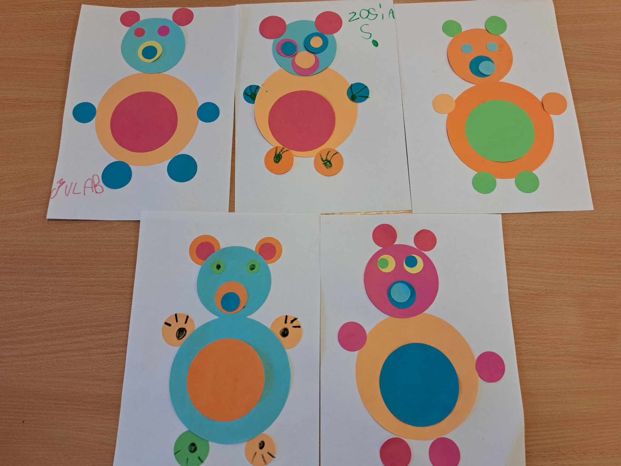 Obrazki przedstawiające misie